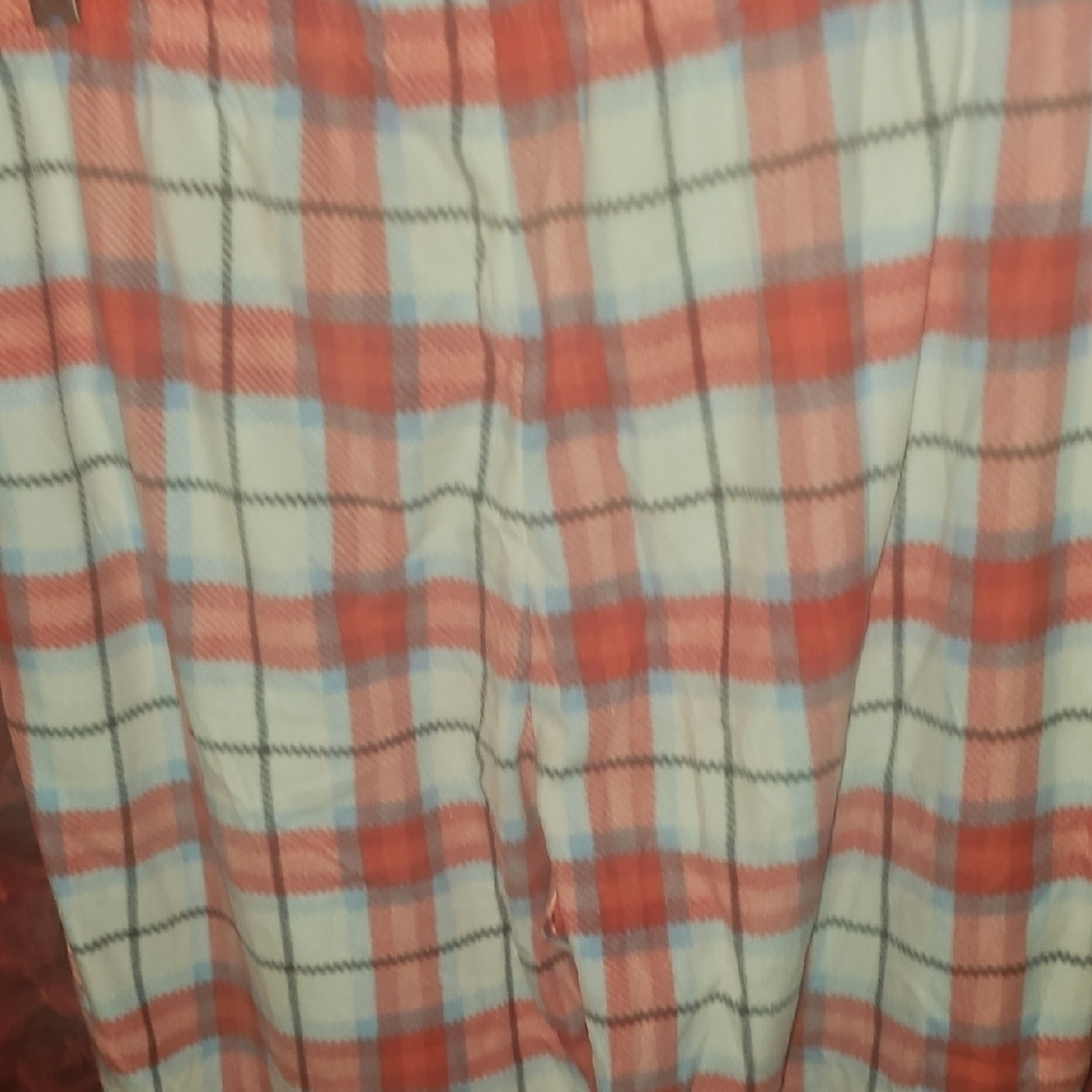 Wondershop NWT Women's Red and White Plaid Soft Fleece Pajama Pants Size Xlarge - Picture 7 of 8